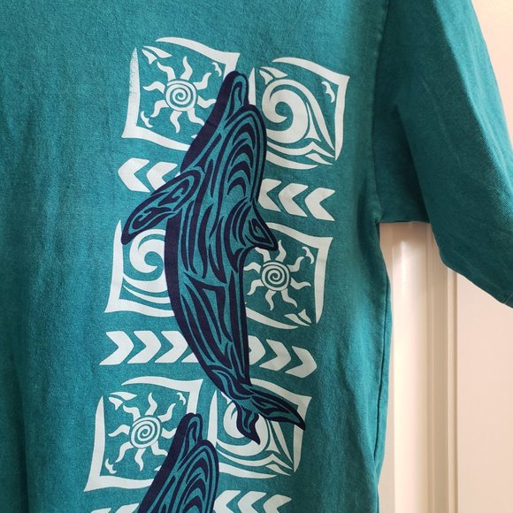 Cabo San Lucas Teal Dolphin T-Shirt - Picture 2 of 6